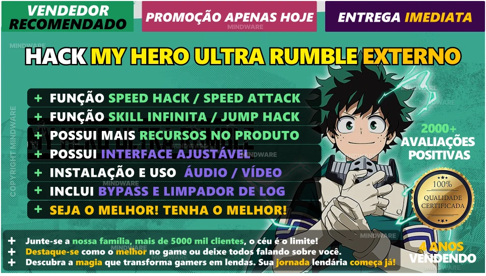 HACK MY HERO ULTRA RUMBLE SEASON 14 🚀 100% INDETECTÁVEL