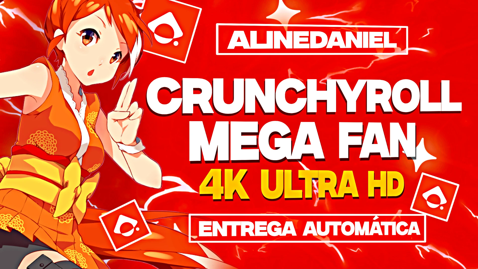 Crunchyroll MEGA FAN 30 Dias + Entrega Imediata