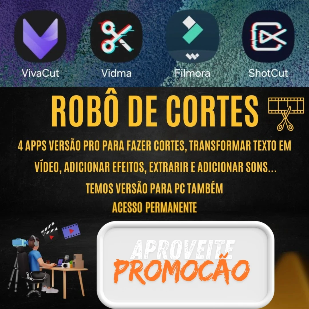 🔥 Faça cortes de vídeo no automático e crie vídeo com IA