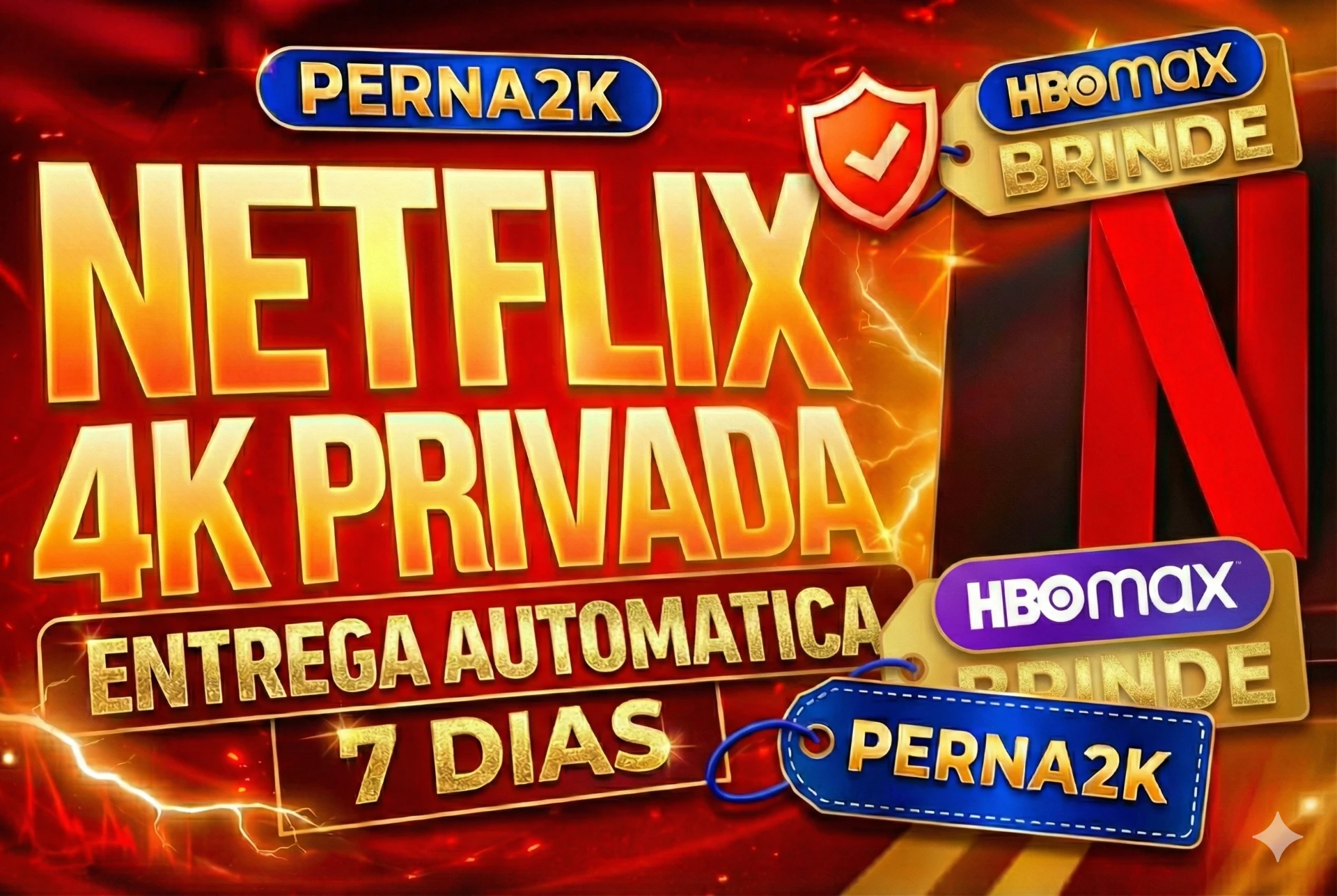 Netflix Plano Premium + Bônus Hbo Max