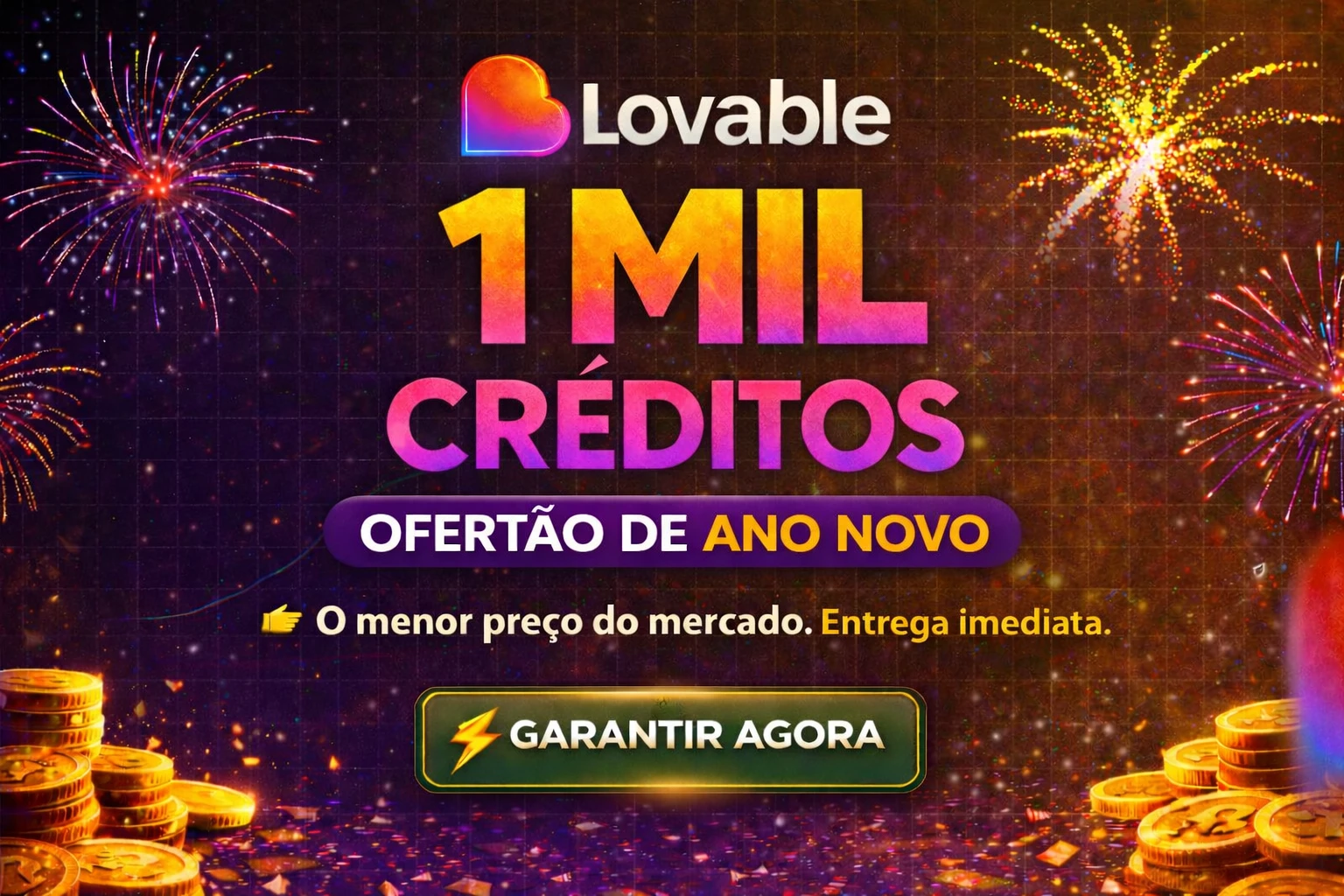 Lovable - Recarga De Creditos Na Sua Conta R$ 85,00