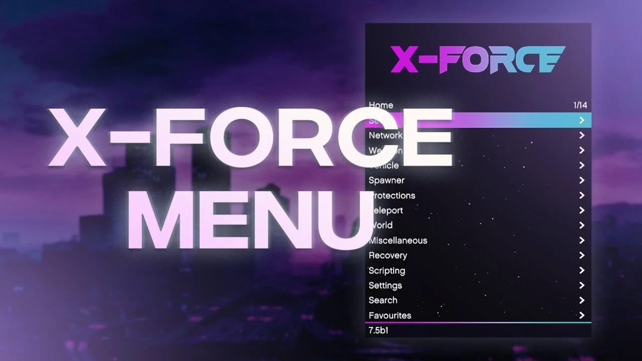 X-force mod menu (gta v)