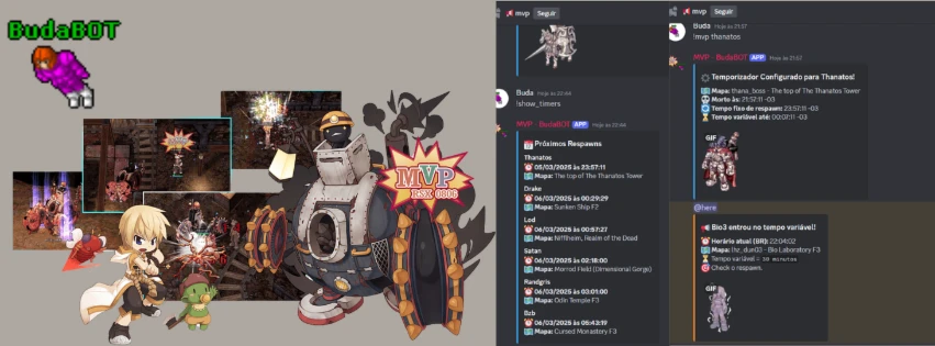 MVP BudaBOT - Discord - Ragnarok