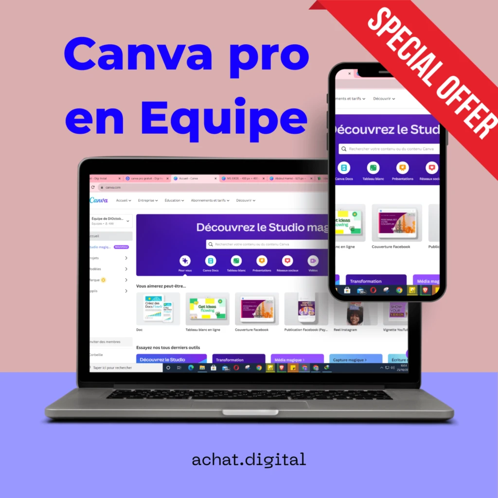 Canva Pro Equipe - Assinaturas e Premium