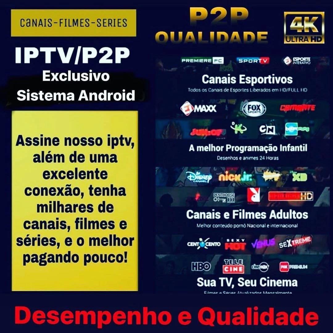 IPTV - O MELHOR SEM TRAVAMENTOS - Assinaturas e Premium
