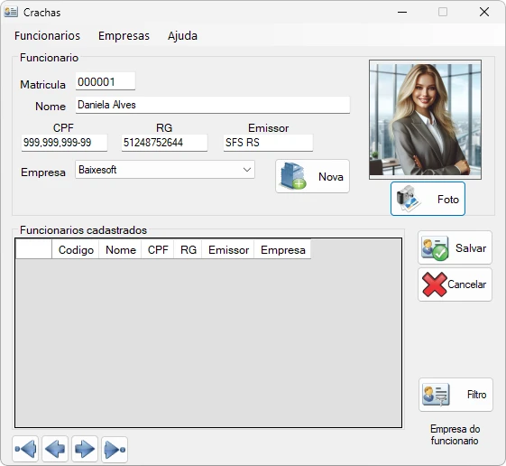 Criar Crachá com QR CODE - Outros