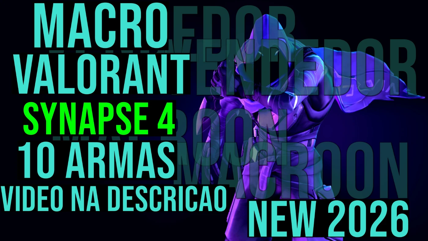 Macro Valorant - Mouses Razer Synapse 4 (Vitalicio)