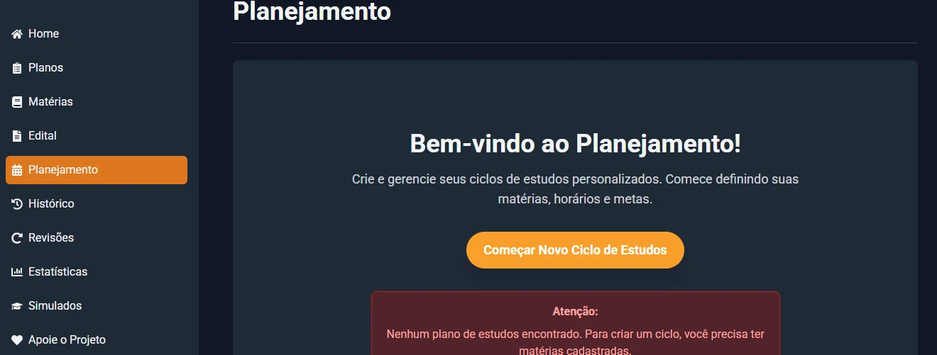 Gerenciador de Estudos - Outros