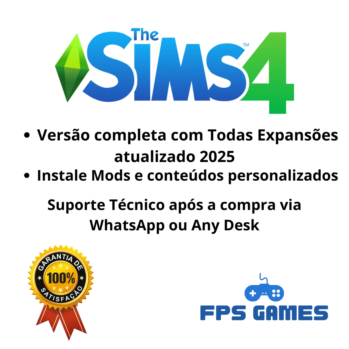 The Sims 4 Completo Todas Expansões - Pc Digital - Jogos (Mídia Digital)