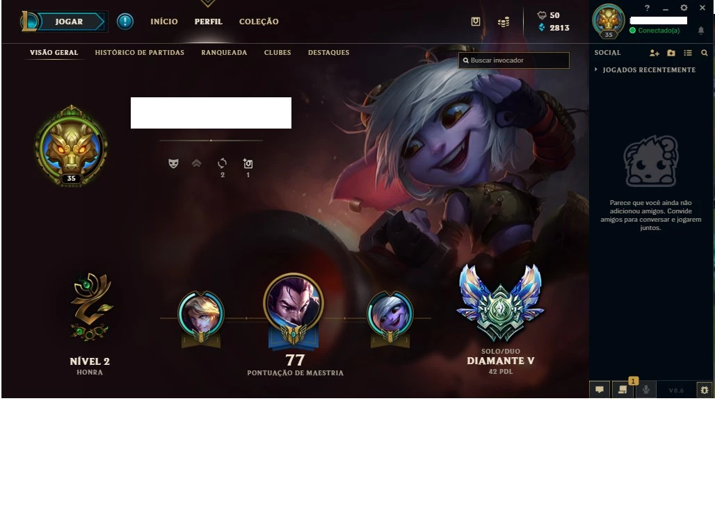 CONTAS NÍVEL 30 (Ouro ao Diamond) - League of Legends LOL