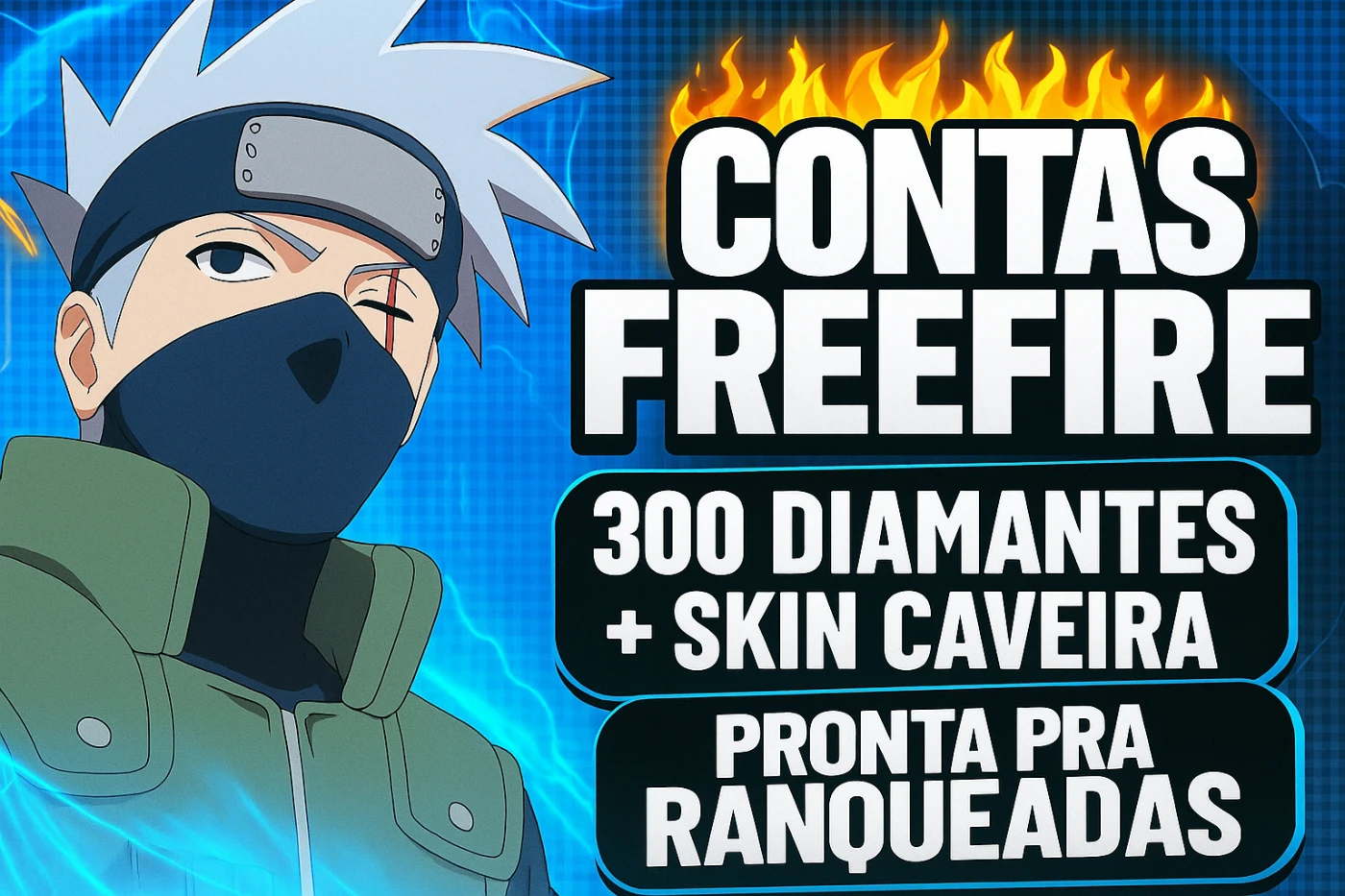 contas free fire nível 15 + diamantes (gemada)
