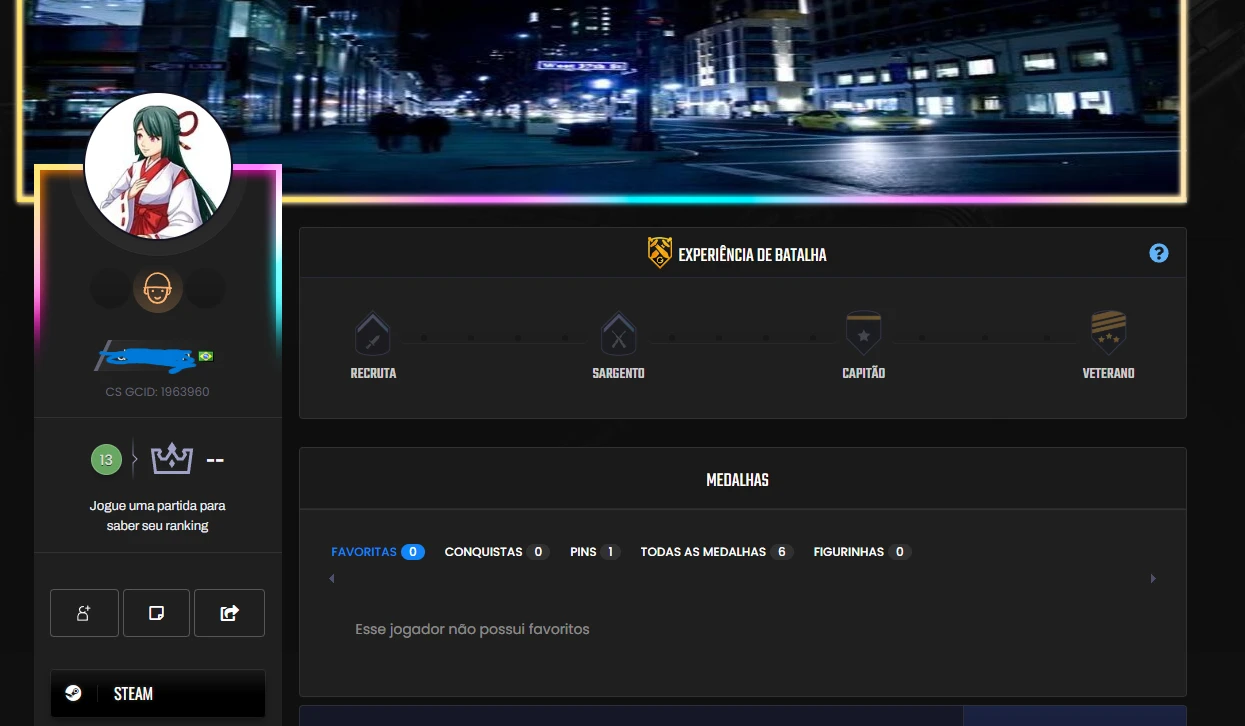 contas cs2 smurf gamesclub (pacote) - Counter Strike