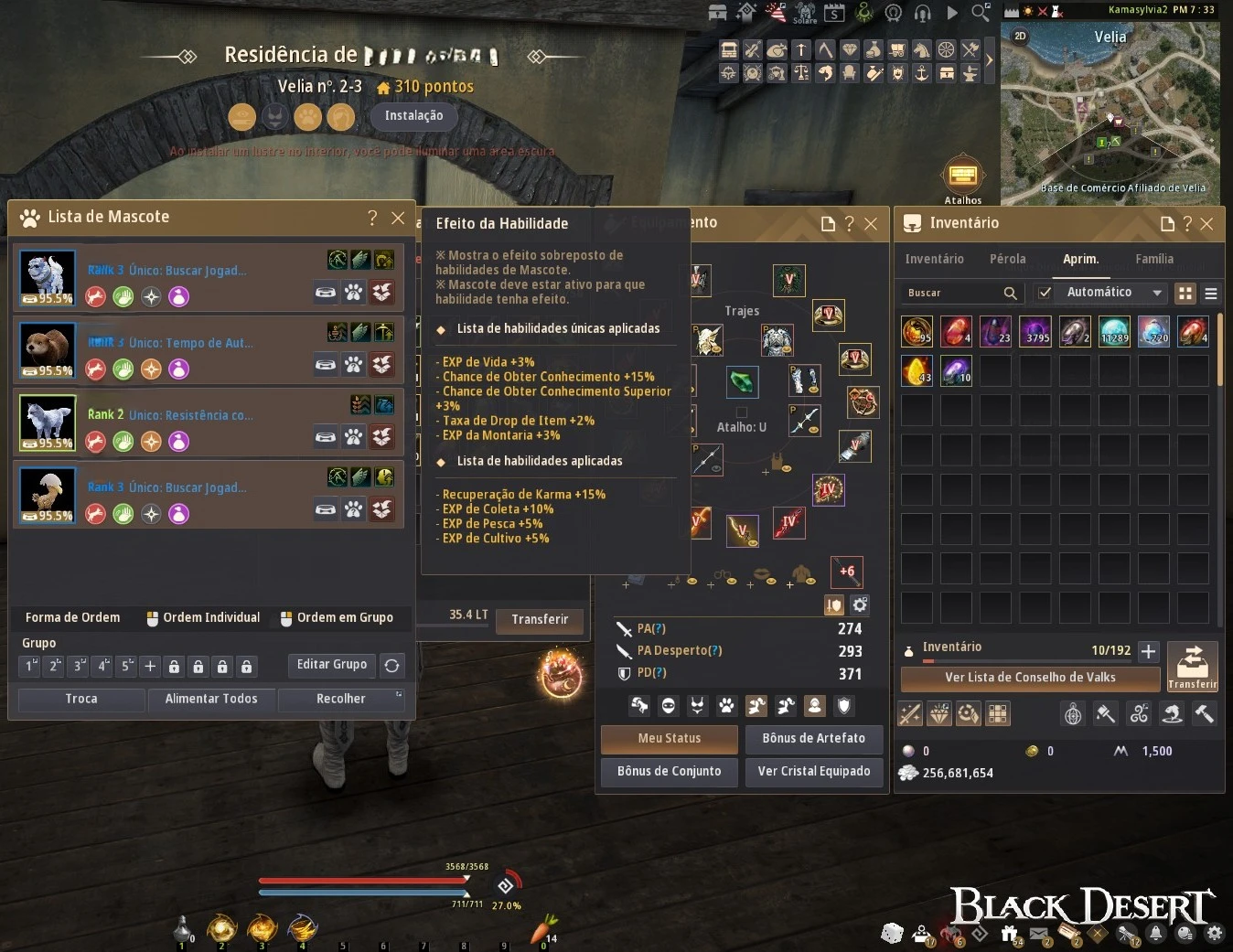 Conta BDO CAIXA DE TRAJE BD9+ - Black Desert