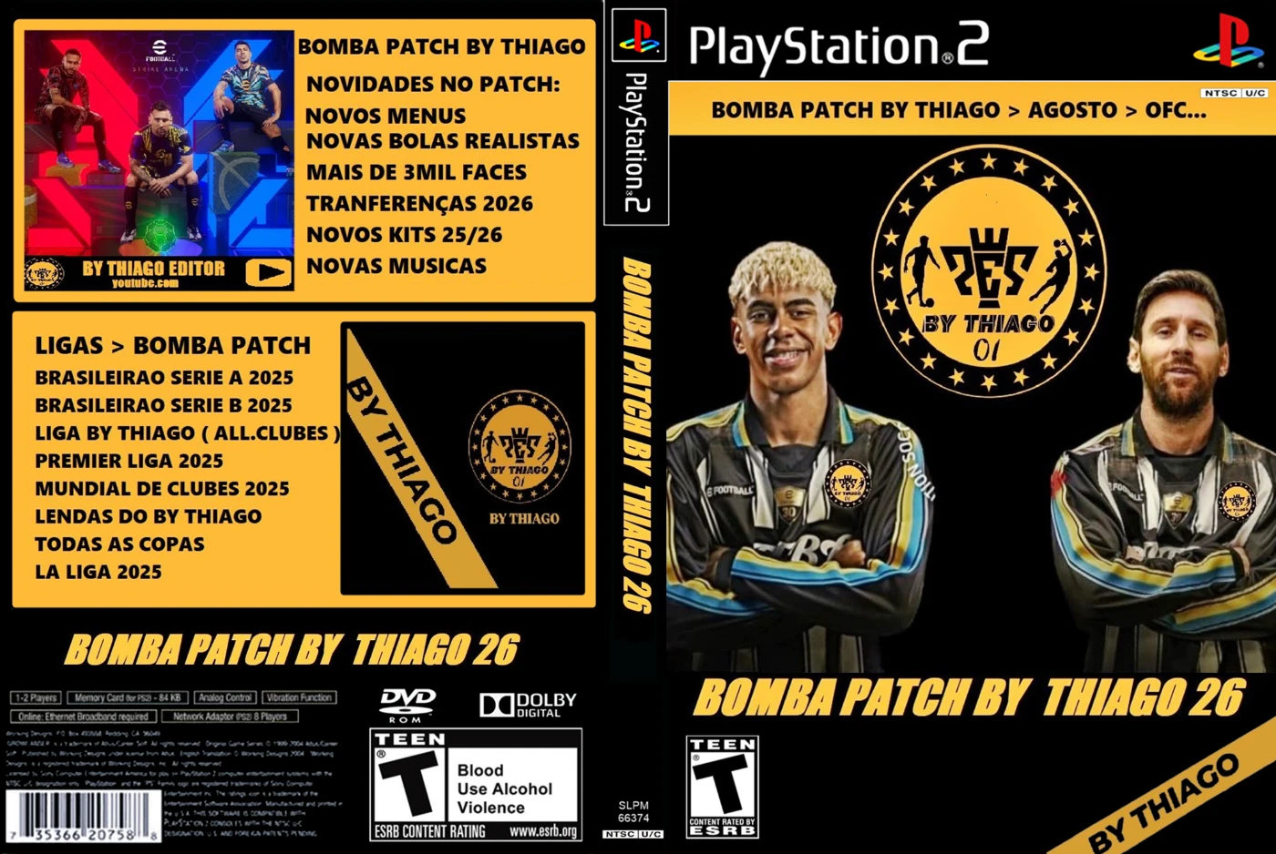 Bomba Patch 2026 Ps2 Iso - eFootball PES
