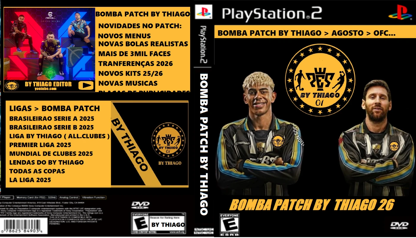 Bomba Patch 2026 Ps2 Iso - eFootball PES