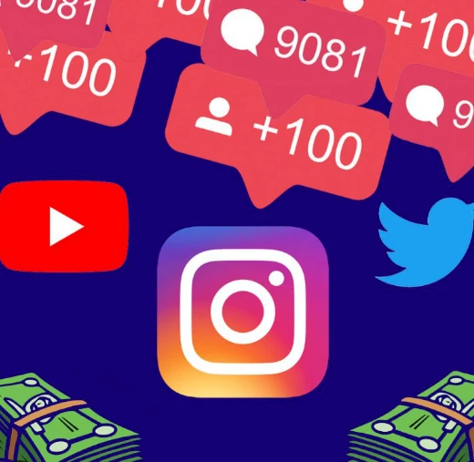 Painel de seguidores - Redes Sociais