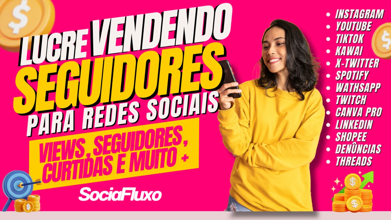 💰 LUCRE | 💵 Revenda seguidores | 😶🌫️ SITE SECRETO - Social Media