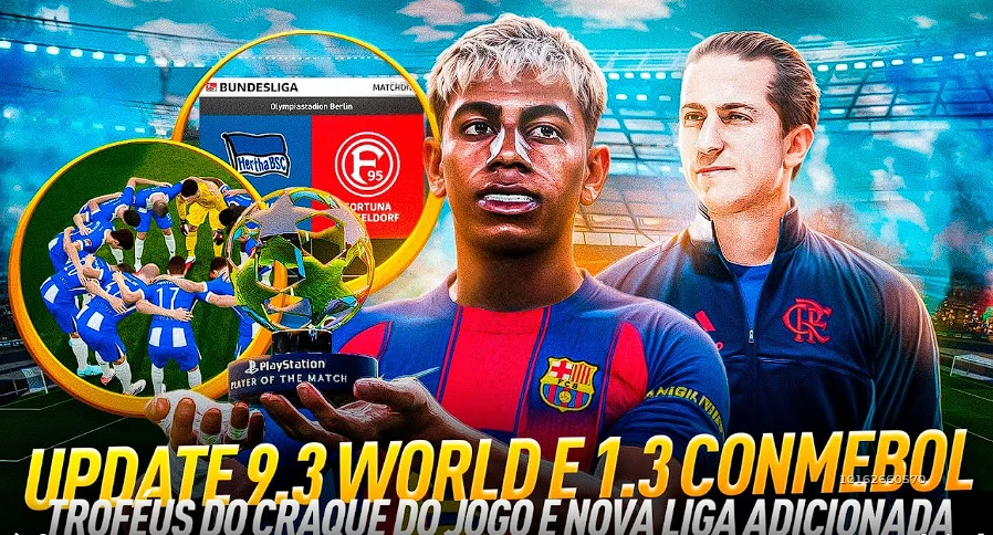 GOGOSZ PATCH UPDATE WORLD 9.3 + CONMEBOL 1.3 – 2026 COMPLETO - eFootball PES