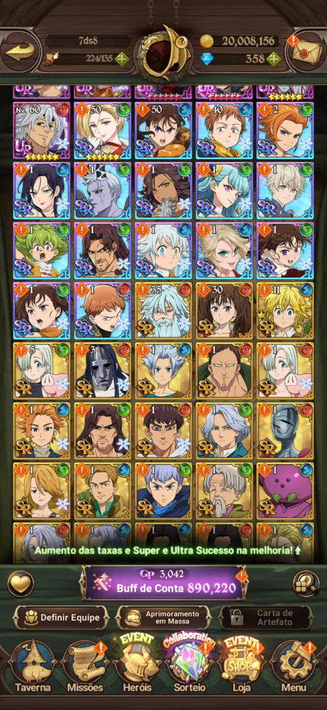 Cc 7Ds Time Demônios - Seven Deadly Sins