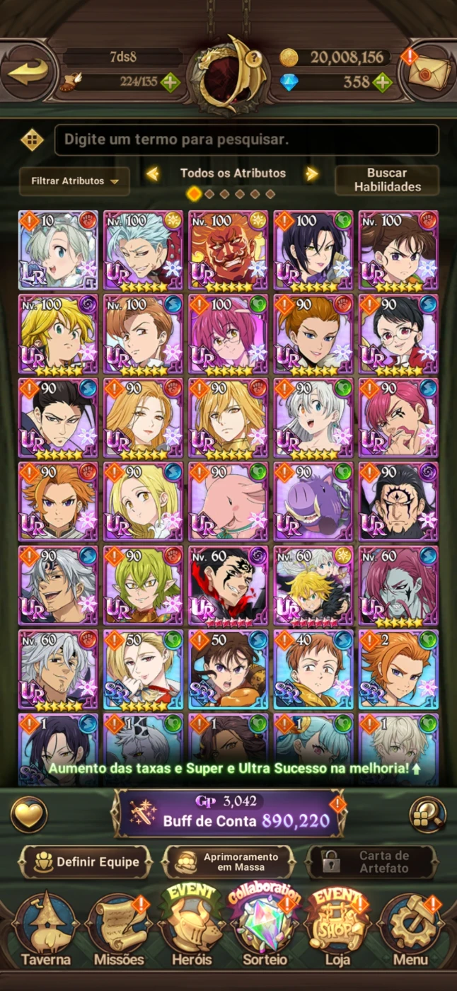 Cc 7Ds Time Demônios - Seven Deadly Sins