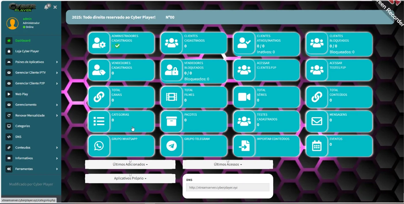 painel - xtream s 7.5 - Outros