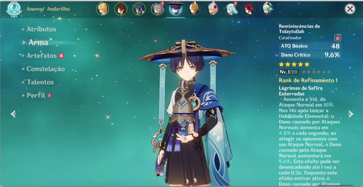 SCARAMOUCHE C1 +TULAYTULAH AR20 - Genshin Impact