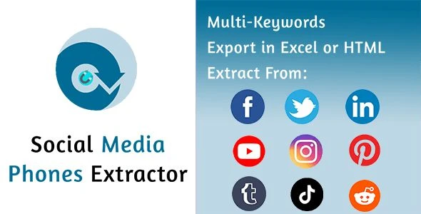 Social Media Phone Scrapper & Extractor Pro - Premium
