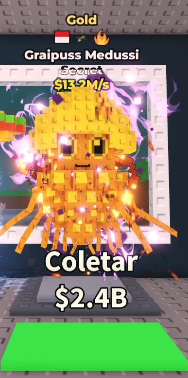 graipuss medussi(13 M) com 3 mutação - Roblox