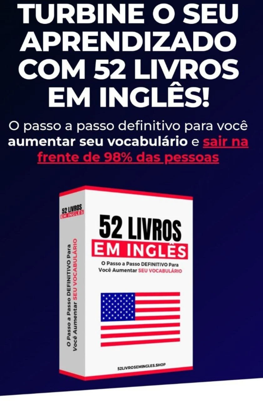 ✅Aprenda Inglês Com 52 Livros  📚 - Digital Services