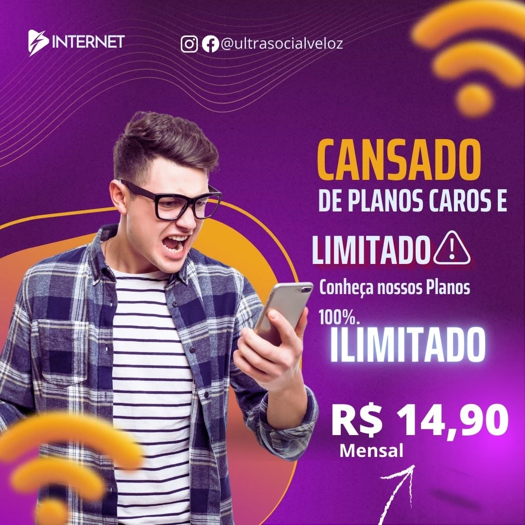 Internet ilimitada - 30 Dias | Claro, Vivo , Tim - Outros