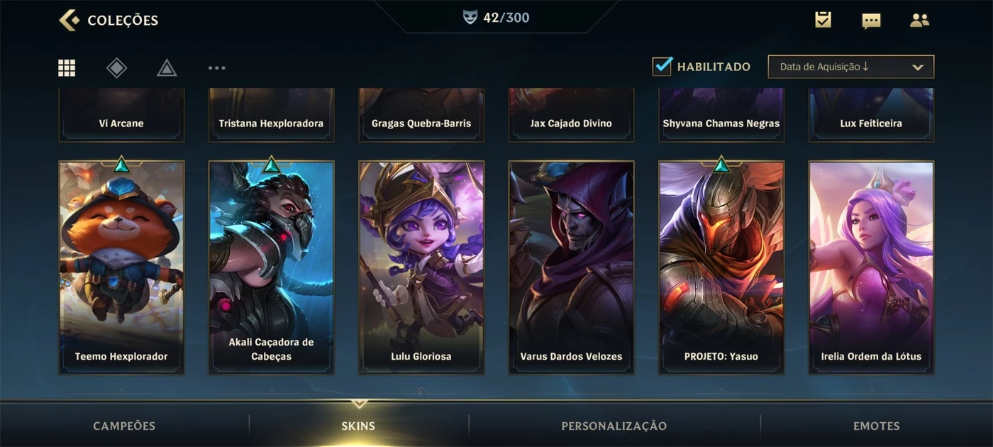 Wild Rift Skins Todos Campe Es Comprados Passe Ativo League Of