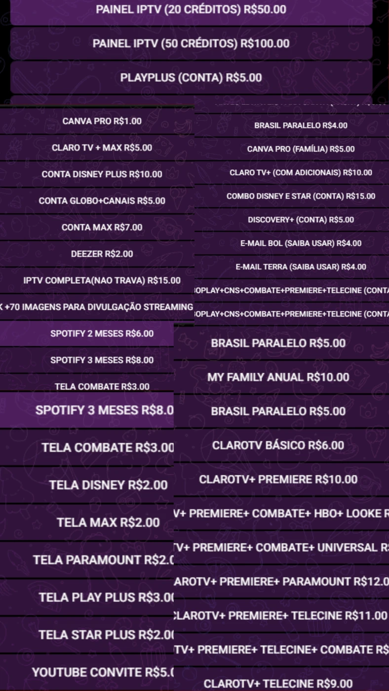 🎬🔥 "🤖🔓 Bot de Contas de Streaming Acessível! 🌟 6 PAINEL - Outros