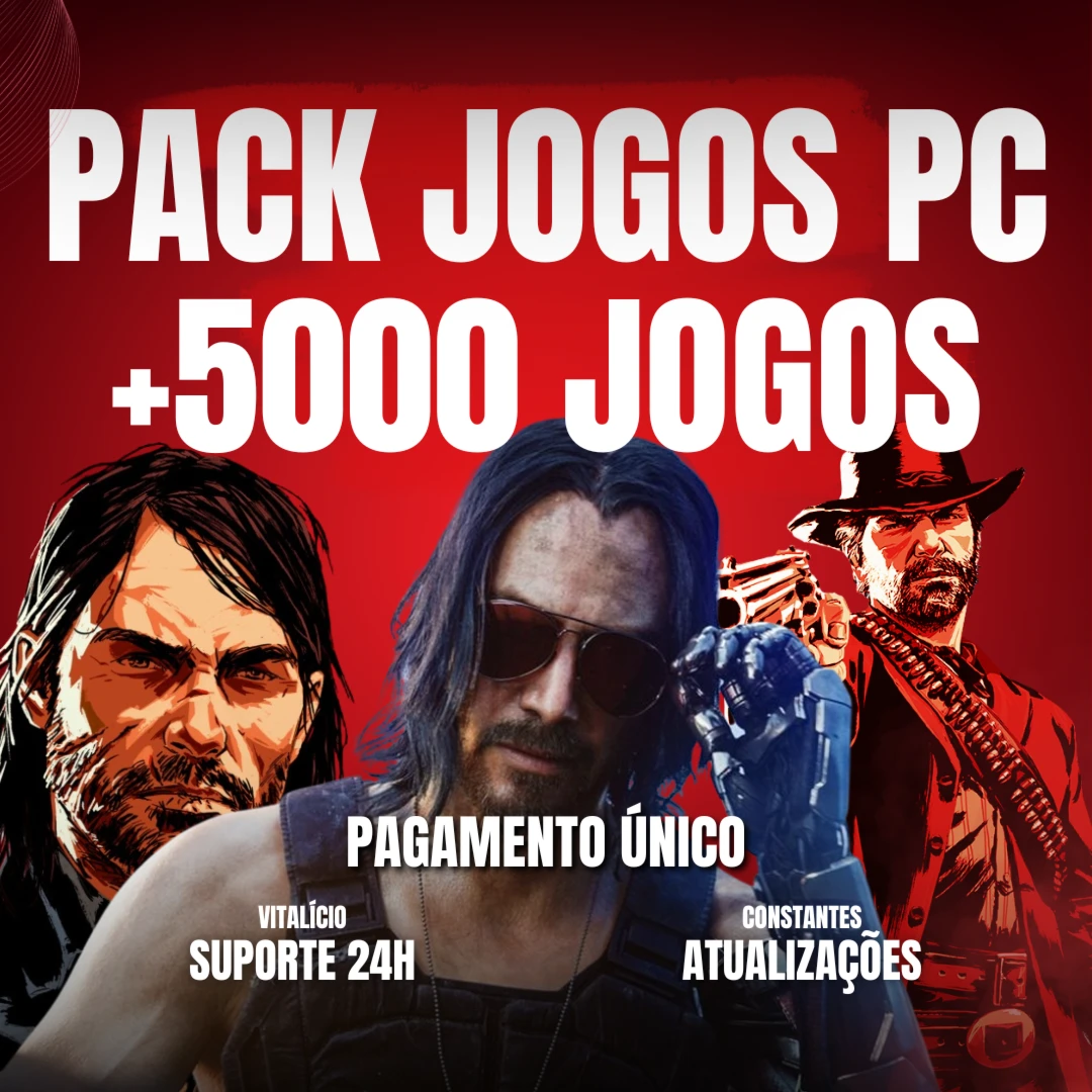 Mega Pack Jogos De PC + de 5000 Jogos + atualizações - Others