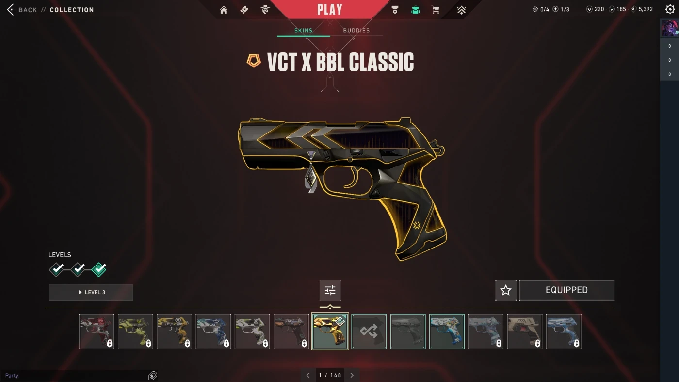 Conta Valorant Ex RADIANTE com skins