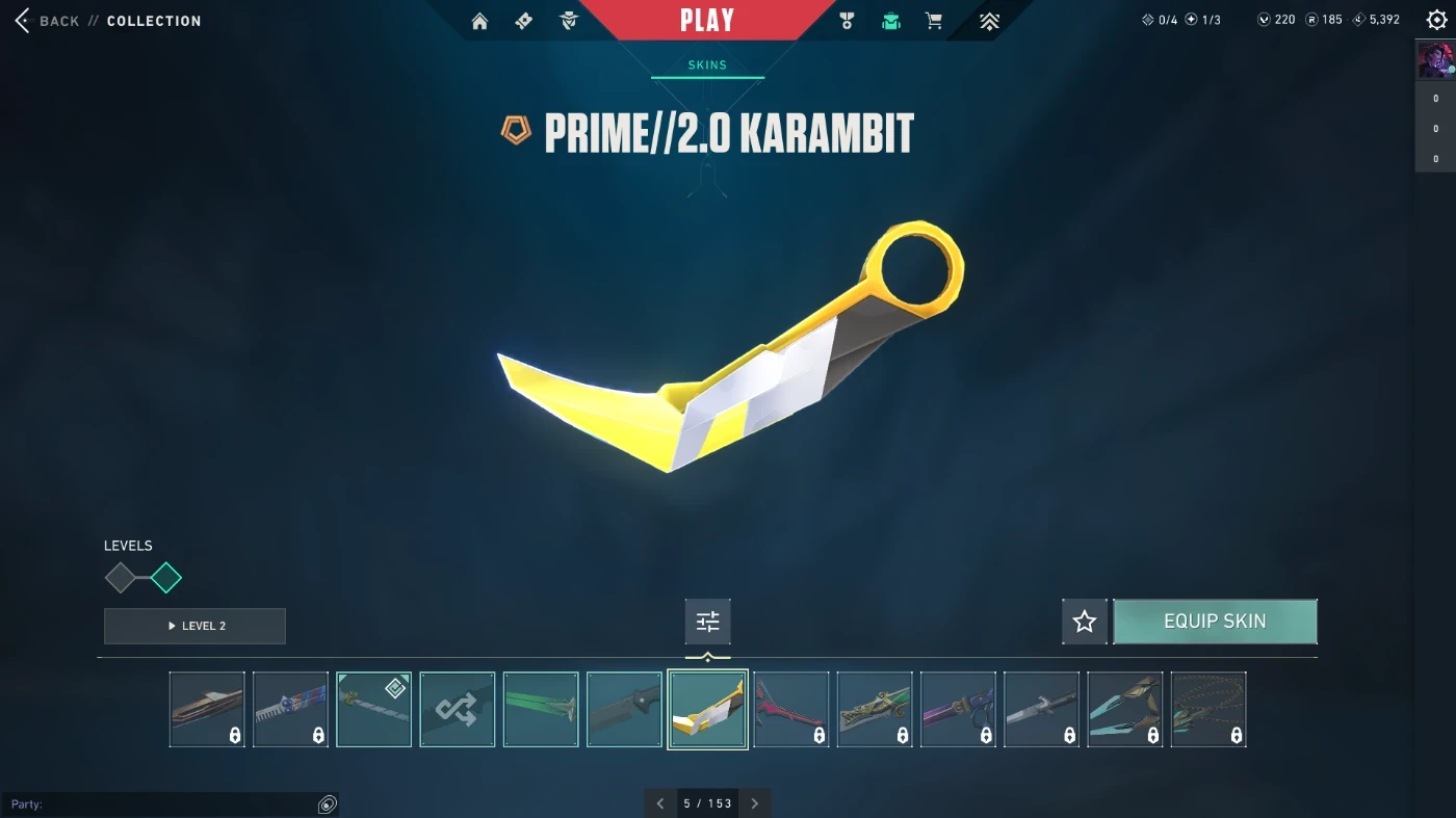 Conta Valorant Ex RADIANTE com skins