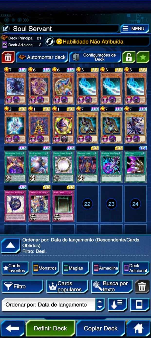 yu-gi-oh Duel Links conta