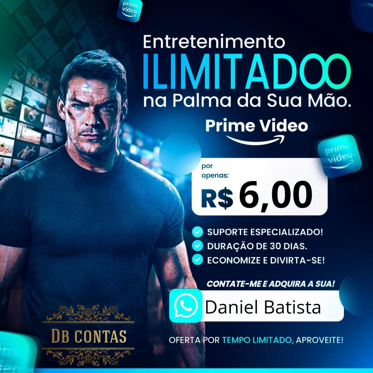 Tela prime vídeo - Premium
