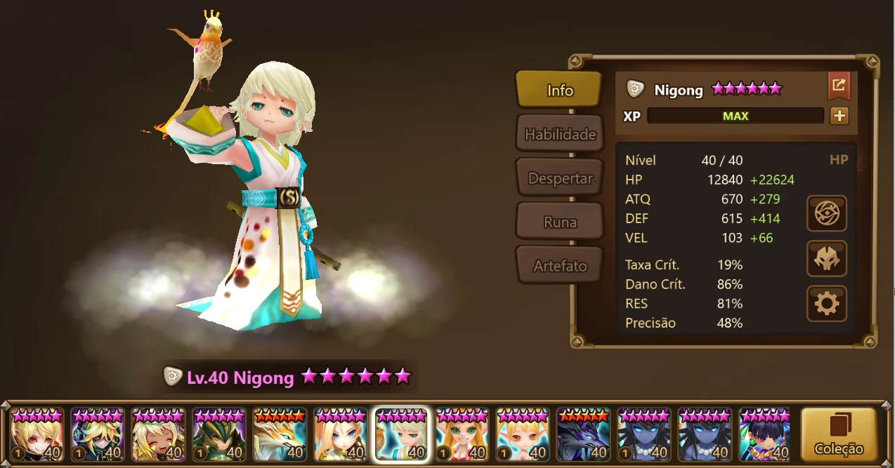 Conta SW - Lucifer & Nigong - Summoners War