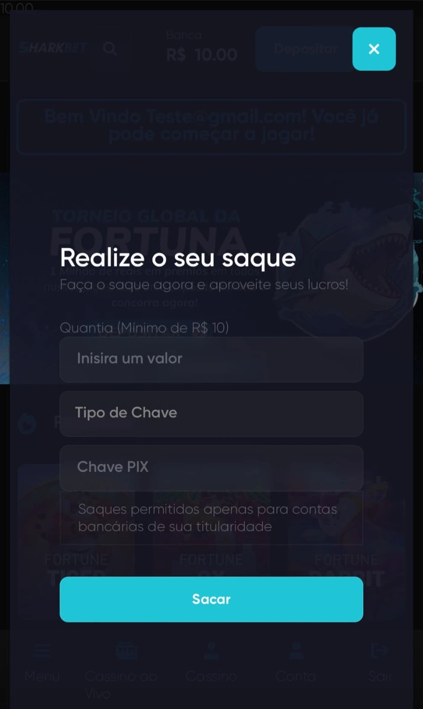 Script Cassino Sharkbet - 100% SEM BUGS - Outros