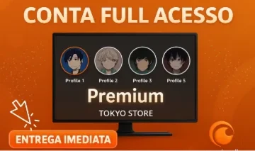 Conta Crunchyroll Mega Fan (Plano Anual) - Premium