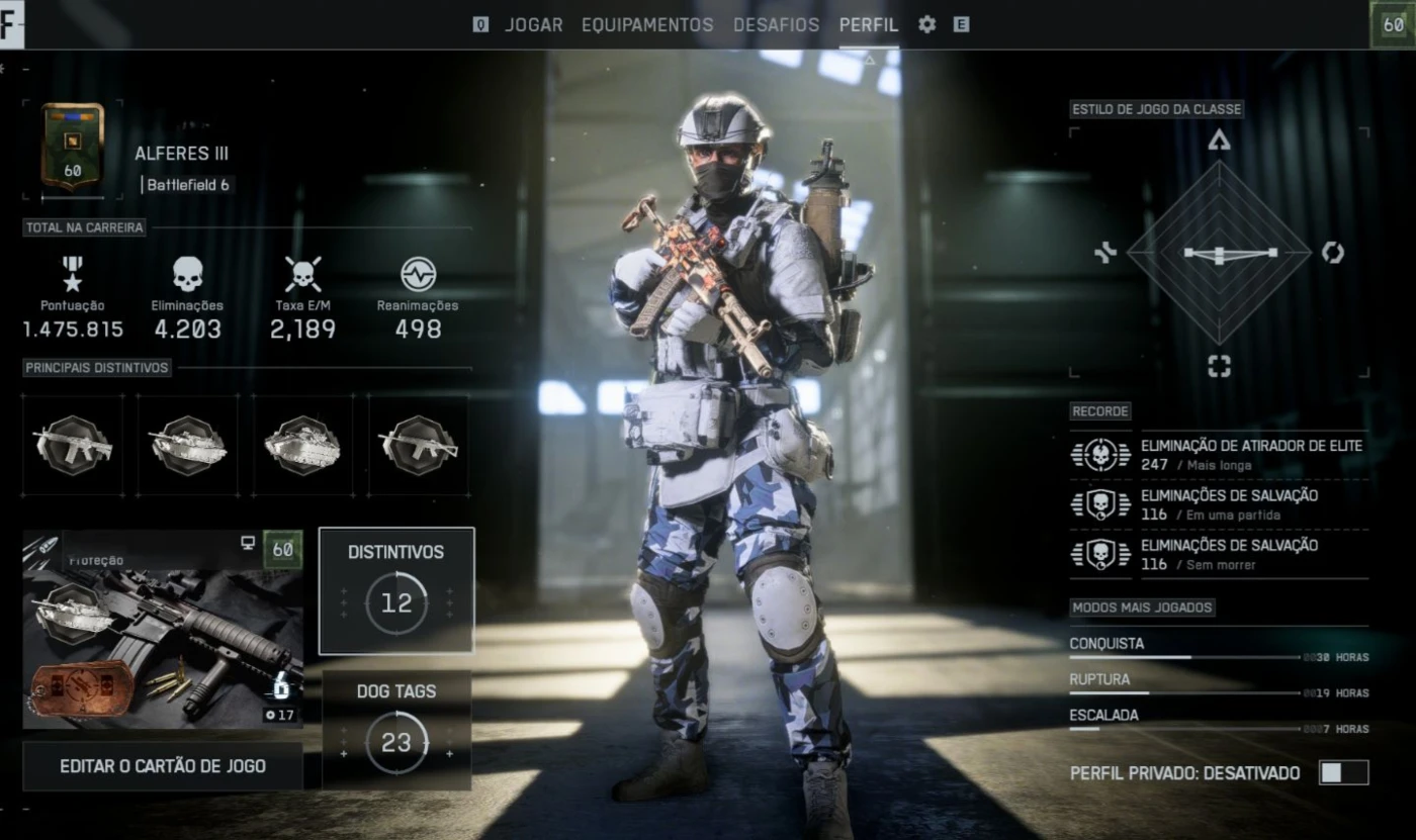 Conta Battlefield 6 - Pc Lv:60 >>Full Acesso!!!! - Origin