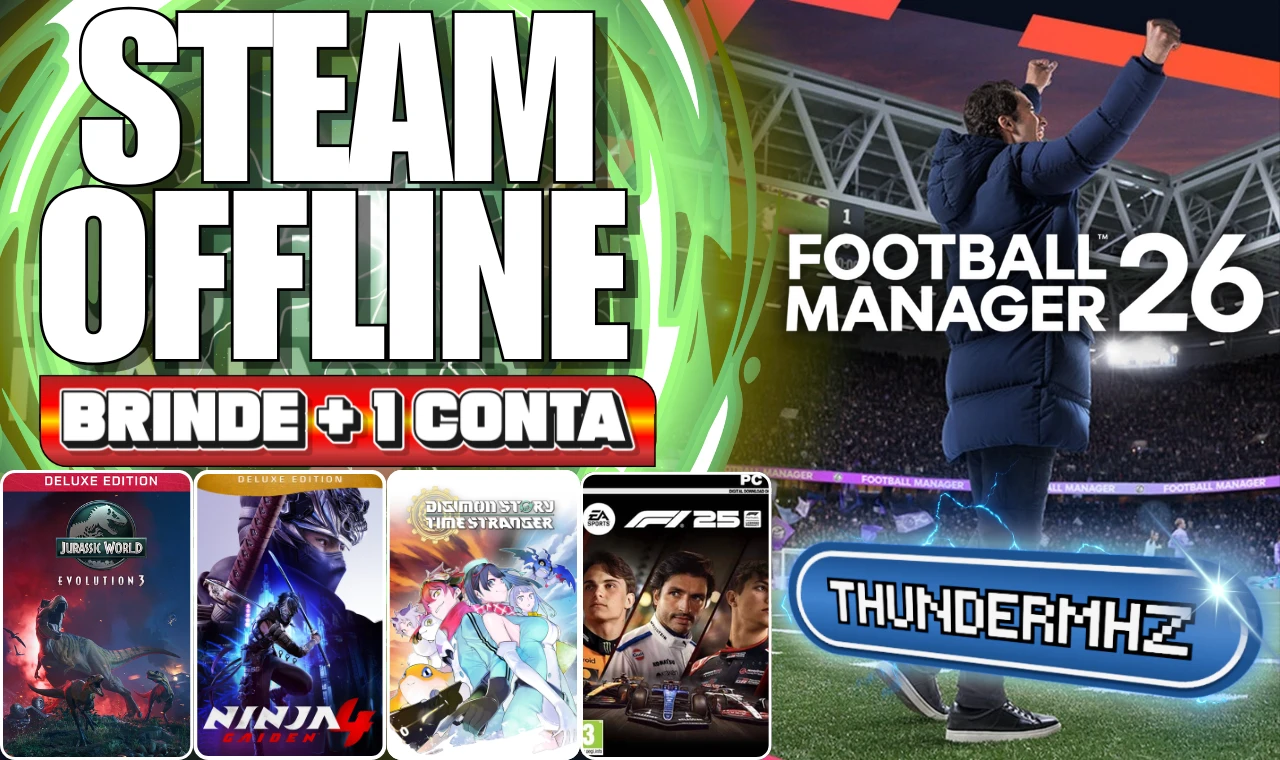 Football Manager 26 - DENUVO - Conta Steam OFFLINE