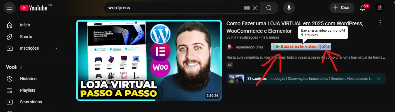 Baixe quelquer video ou midia da Internet com o IDM - Softwares and Licenses