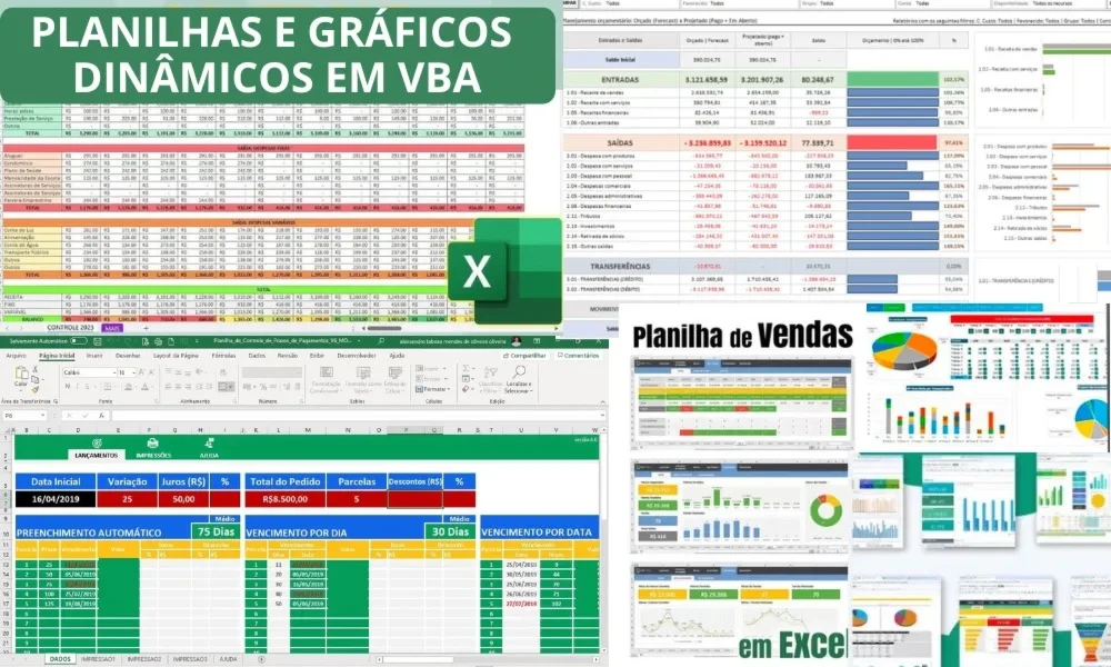 Curso Mestre do Excel + 5000 Planilhas Excel Editáveis - Courses and Programs