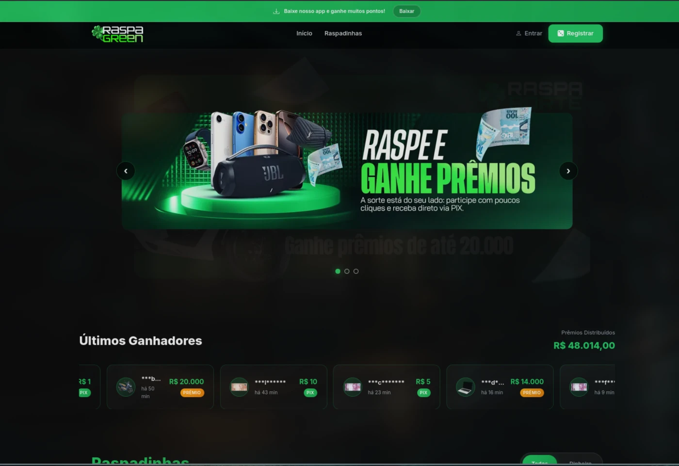 Script Raspadinha Completo Com Gateway De Pagamento - Digital Services