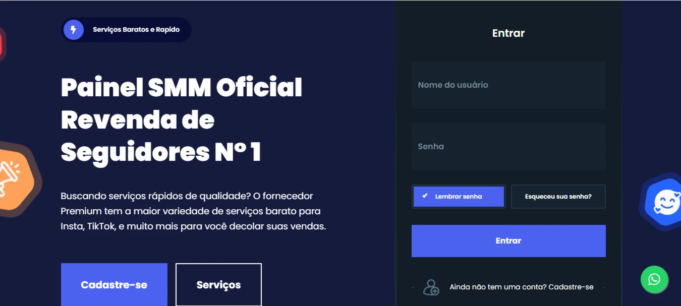 Painel De Seguidores/Curtidas Instagram,Tiktok,Yt - Outros - Others