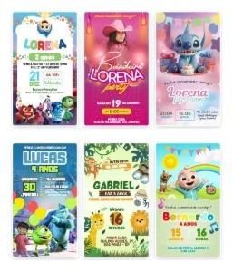 Pack Convites Animados - Others