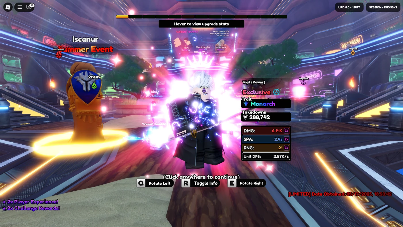 Conta roblox upada em muitos jogos
