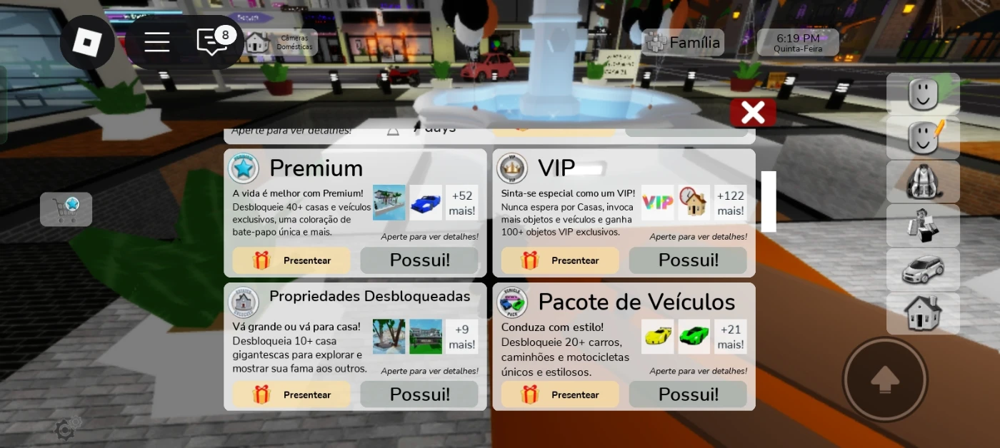 🎮 Conta Roblox Premium – Brookhaven Completa 💎