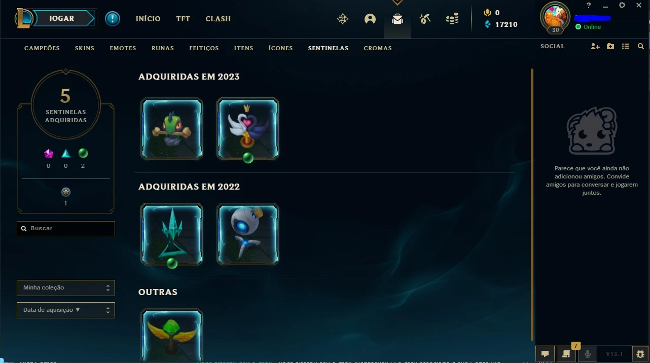 Conta League Of Legends P Smurf Lvl 30 Unrank Valorant Lol DFG